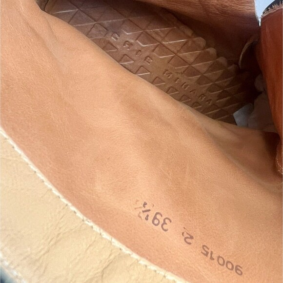 Chie Mihara Naylon Beige Snakeskin Mid Calf Block Heel Boot Women EU 39.5 US 8.5 - Picture 12 of 16